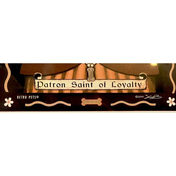 Wood Frame GERMAN SHEPHERD Wall ART "Patron Saint of Loyalty"-Krista Brooks - Picture 8 of 14